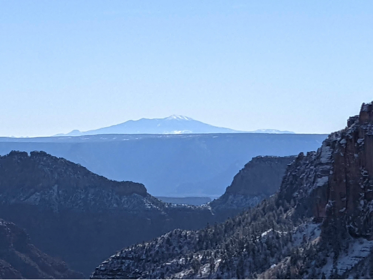 North and South rim and the san francisco peaks