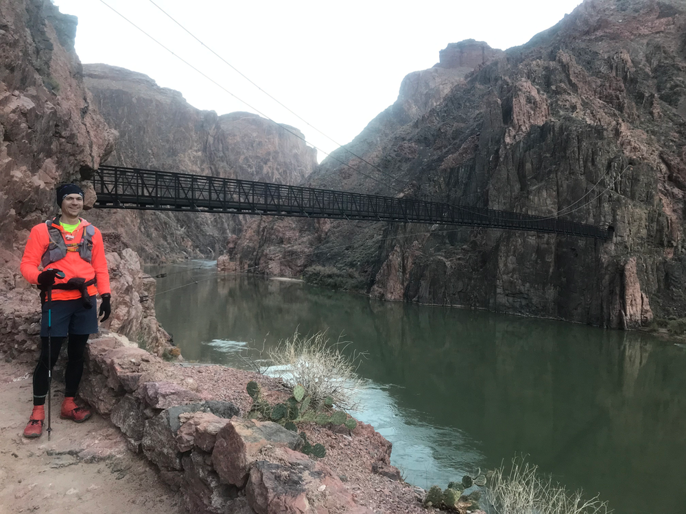 Kaibab suspension bridge over the colorado river